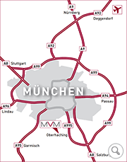 Anfahrtskizze München